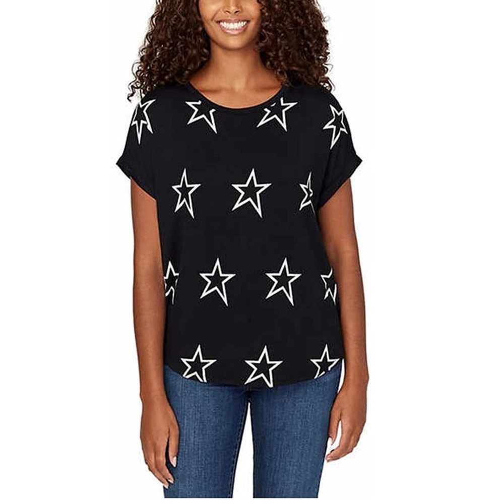 NWoT Buffalo By David Bitton Women's Short Sleeve Cozy Top Size XL $40 8HL175